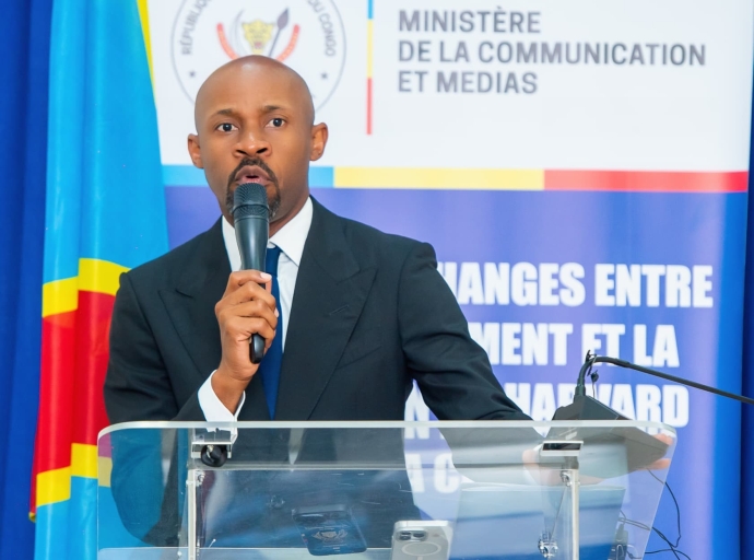 RDC : une délégation de Harvard Africa Caucus chez Muyaya